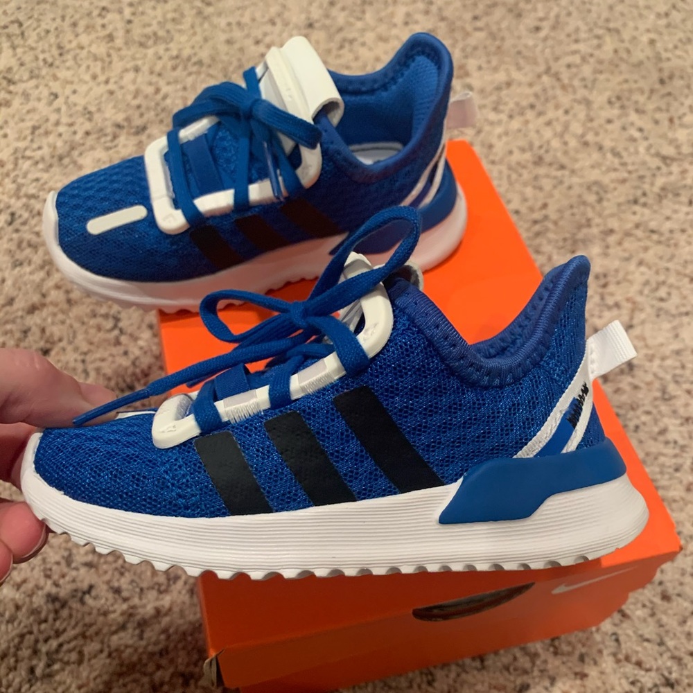 Toddler boys adidas shoes!
